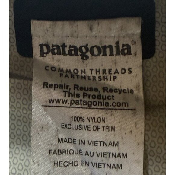 Patagonia Torrentshell Rain Jacket Women's Large Black Full Zip Hooded - Picture 4 of 11